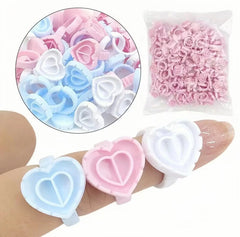 Heart Shaped Glue Rings